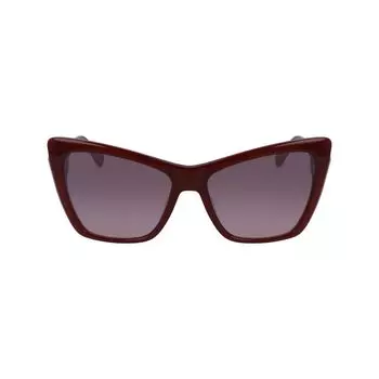 Женские солнцезащитные очки Longchamp из ацетата, красный