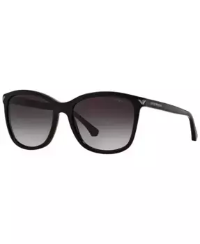 Женские солнцезащитные очки Low Bridge Fit, EA4060F Emporio Armani, черный
