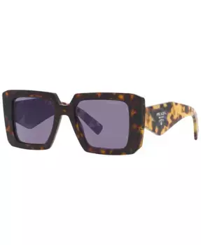Женские солнцезащитные очки Low Bridge Square, модель PR 23YSF PRADA, коричневый