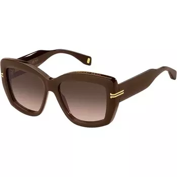 Женские солнцезащитные очки Marc Jacobs 55 коричневого цвета