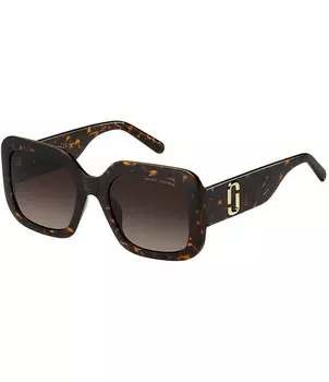 Женские солнцезащитные очки Marc Jacobs 647S Square Havana, коричневый