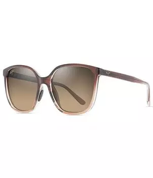 Женские солнцезащитные очки Maui Jim Good Fun PolarizedPlus2 57 мм с эффектом бабочки, коричневый