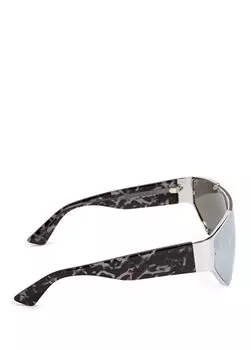 Женские солнцезащитные очки Mcqueen, серебряный