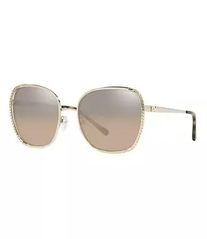Женские солнцезащитные очки Michael Kors Mk1090 с зеркалом, 59 мм, золотой