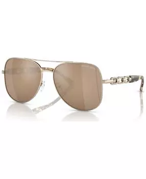 Женские солнцезащитные очки, mk112158-z Michael Kors, светло-золотистый