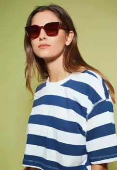 Женские солнцезащитные очки Montsaint карамельной прямоугольной формы, темно-коричневый