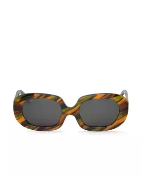 Женские солнцезащитные очки Mr Boho в разноцветной ацетатной оправе и классическими линзами