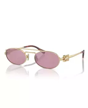 Женские солнцезащитные очки, MU 54Zs MIU MIU, золотой