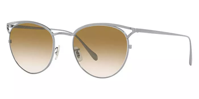 Женские солнцезащитные очки Oliver Peoples с матовым серебром, диаметр 52 мм