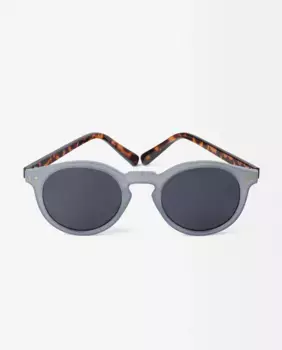 Женские солнцезащитные очки Parfois круглой формы синего цвета с защитой от ультрафиолета