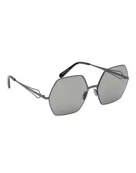 Женские солнцезащитные очки PHILIPP PLEIN, цвет black/black/fume/nk