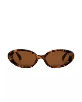 Женские солнцезащитные очки Pieces, светло-коричневый