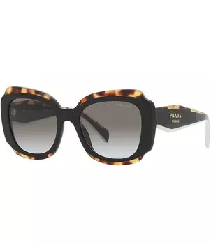 Женские солнцезащитные очки Prada PR 16YS 52 мм с бабочкой, коричневый