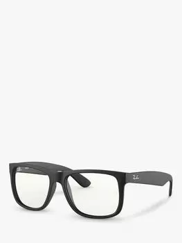 Женские солнцезащитные очки Ray-Ban RB4165 прямоугольной формы, черные