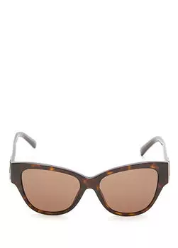 Женские солнцезащитные очки с черепаховым узором Dolce&Gabbana, мультиколор