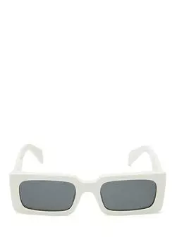 Женские солнцезащитные очки с цветными блоками Prada, мультиколор