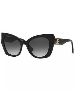 Женские солнцезащитные очки с низкой перемычкой, DG4405F 53 Dolce&Gabbana, черный