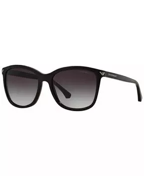 Женские солнцезащитные очки с низкой перемычкой, EA4060F Emporio Armani, черный