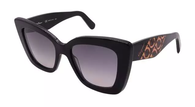 Женские солнцезащитные очки Salvatore Ferragamo, черный