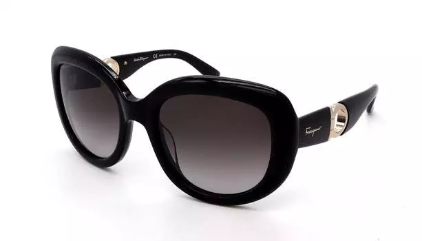 Женские солнцезащитные очки Salvatore Ferragamo, черный