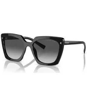 Женские солнцезащитные очки Signature Square PRADA, черный