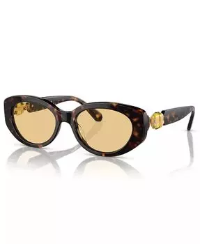 Женские солнцезащитные очки SK6002 Swarovski, коричневый