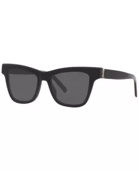 Женские солнцезащитные очки SL M106, YS00043652-X 52 Saint Laurent, черный