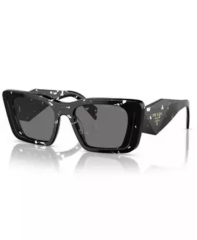 Женские солнцезащитные очки Symbole Butterfly, PR 08YS PRADA, серый