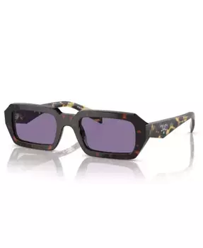 Женские солнцезащитные очки Symbole Geometric, модель PR A12S PRADA, коричневый