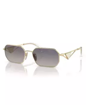 Женские солнцезащитные очки Symbole Geometric, модель PR A51S PRADA, золотой