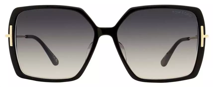 Женские солнцезащитные очки Tom Ford Joanna Butterfly TF1039 01B Черные 59 мм