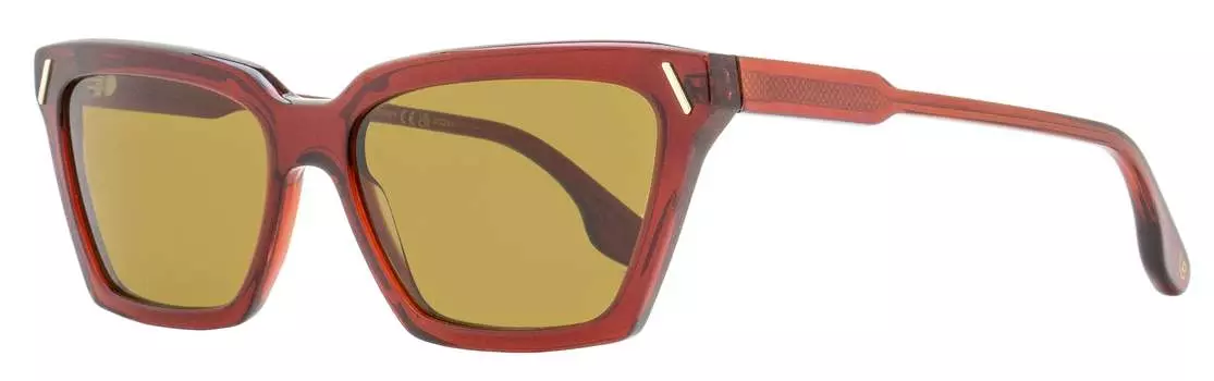 Женские солнцезащитные очки Victoria Beckham Modified Rectangle VB661S 610 Maroon 57 мм