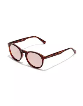 Женские солнцезащитные очки в круглой черепаховой оправе с поляризованными линзами Hawkers, темно-коричневый