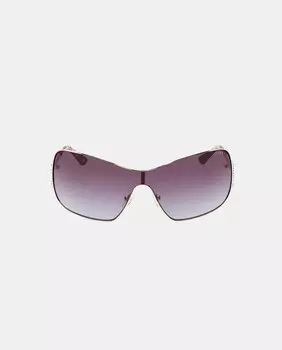 Женские солнцезащитные очки золотого металлического оттенка Guess, золотой