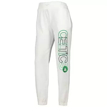Женские спортивные белые брюки Boston Celtics Sunray от Concepts