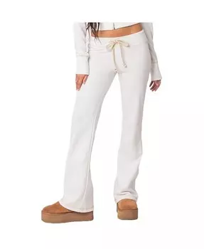 Женские спортивные брюки Alexia с низкой посадкой Edikted, белый