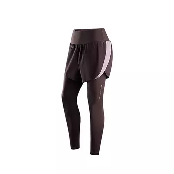 Женские спортивные брюки Anta Running Collection, шоколадно-коричневый/цвет лотоса фиолетовый