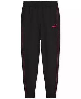 Женские спортивные брюки для бега с окантовкой Puma, черный