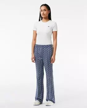 Женские спортивные брюки-клеш Lacoste, синий