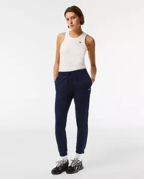 Женские спортивные брюки прямого кроя Lacoste, темно-синий