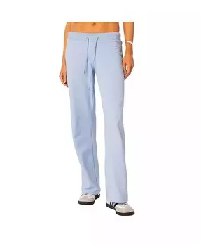 Женские спортивные брюки прямого кроя Quinn Edikted, синий