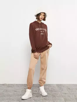 Женские спортивные брюки прямого кроя с эластичной резинкой на талии LCW Casual