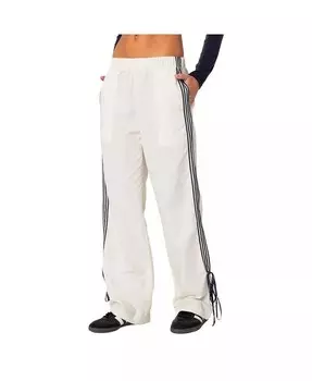 Женские спортивные брюки Remy с лентой Edikted, бежевый