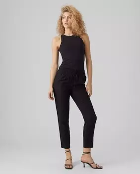 Женские спортивные брюки с эластичной талией Vero Moda, черный