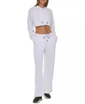 Женские спортивные брюки с кулиской DKNY, белый
