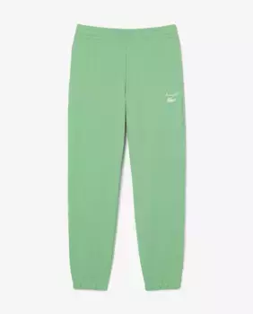 Женские спортивные брюки с логотипом Lacoste, зеленый