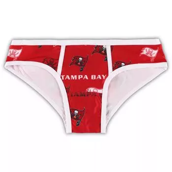 Женские спортивные красные трусики Tampa Bay Buccaneers с принтом и принтом для женщин