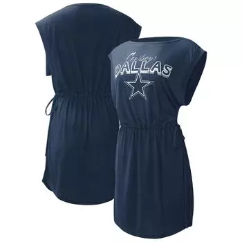 Женские спортивные кроссовки G-III от Carl Banks Navy Dallas Cowboys G.O.A.T. Накидка на купальник G-III