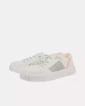 Женские спортивные кроссовки из ткани с вышивкой HeyDude, белый