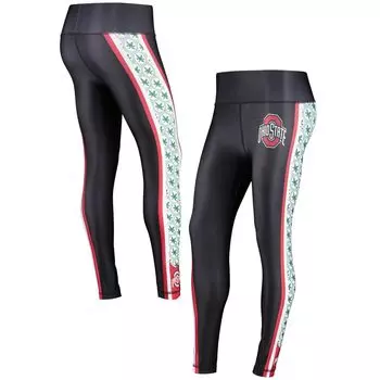 Женские спортивные леггинсы Concepts, черные, вязаные леггинсы штата Огайо Buckeyes Dormer